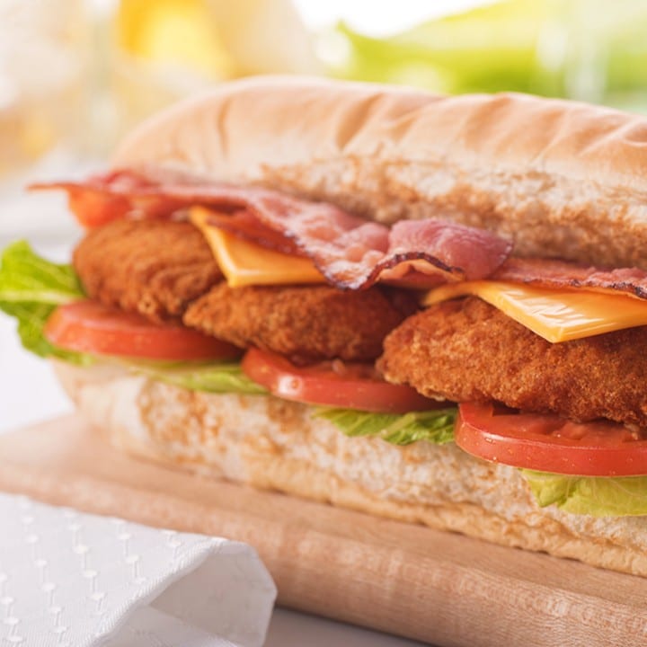 The Belly Buster Hot Sandwiches.