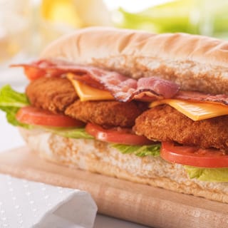 The Belly Buster Hot Sandwiches