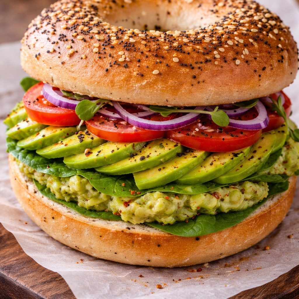 Bagel With Avocado.