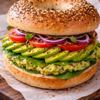 Bagel With Avocado