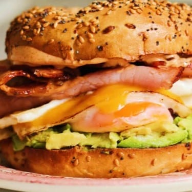 Egg White With Turkey Bacon And Cheese.